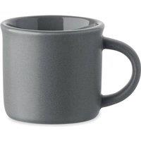 MidOcean Espres Ceramic 40ml Mug in Pale Grey
