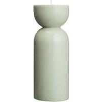 Originalhome Unscented Cotton Candle, 88 Hour Burn Time, 20cm in Light Green
