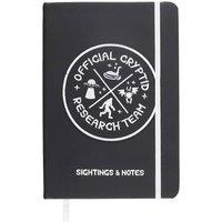 Something Different Cryptid Research Team A5 Notebook in Black