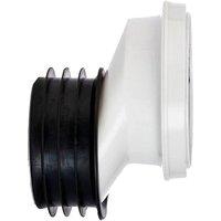 Securplumb Offset Toilet Pan Connector in White