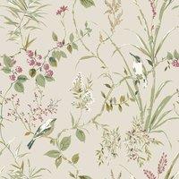 Crown Mariko Bird Wallpaper in Natural