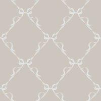 Holden Dcor Tied With A Bow Wallpaper in Light Grey