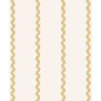 Holden Dcor Do The Wiggle Stripe Wallpaper in Yellow
