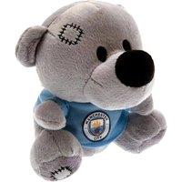 Manchester City FC Bear Soft Plush Toy in Grey