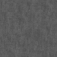 Muriva Darcy James Collection Linen Effect Textured Wallpaper in Black