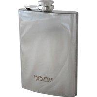 Jack Pyke Stainless Steel Hip Flask in Silver
