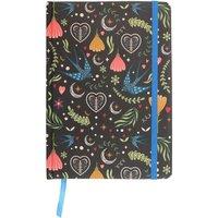 Something Different Midnight Bloom A5 Notebook in Black