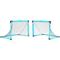 PrecisionPLAY Foldable Goal Post Pack of 2 in Blue