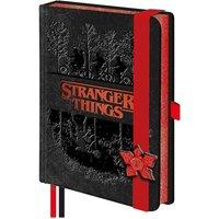 Stranger Things Luxe Upside Down Notebook in Black
