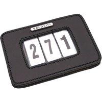 Velociti Leather Number Holder in Dark Brown