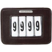 Velociti Leather 4 Number Holder in Dark Brown