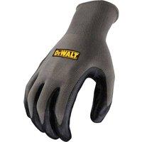 Dewalt Nitrile Coated Work Gloves in Grey