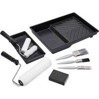 Harris Essentials Paint Roller & Tray Set (Pack of 11) in Black