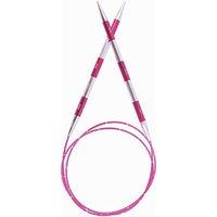 Groves & Thames Smart Stix: Knitting Pins: Circular: Fixed: Pink: 100cm x 5.50mm in Pink