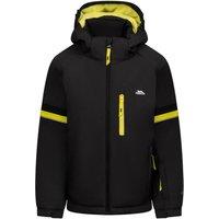 Trespass Boy's Peter Waterproof Ski Jacket in Black | Size: 7-8 Years