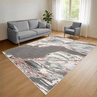Smart Living Parma Modern Carved Rug - Soft Luxury for Living & Bedroom in Pink | Size: 120 cm x 170 cm
