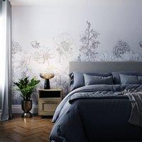 Superfresco Easy Muted Floral Light Blue Print To Order 3m x 2.8m Mural