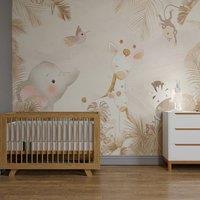 Superfresco Easy Circle of Life Neutral Print To Order 3m x 2.8m Mural in Beige