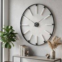 Garden Greatness Beauly Ring Black Urban Wall Clock | Size: 1 Pack