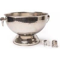 BarCraft 3pc Barware Set with Stainless Steel Champagne Ice Bowl, Bottle Opener & Bottle Stopper | Size: Large