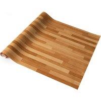 D-C-Fix Modern Butchers Block Self Adhesive Vinyl Wrap Film in Brown | Size: 675mm x 10000mm