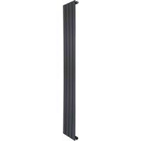 Monstershop Flat Single Column Radiator - 1600 x 280mm - Anthracite Grey
