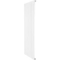 Monstershop Flat Single Column Radiator - 1600 x 560mm - White