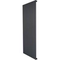 Monstershop Flat Single Column Radiator - 1600 x 700mm - Anthracite Grey