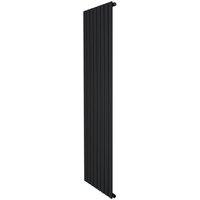 Monstershop Flat Single Column Radiator - 1800 x 560mm - Black