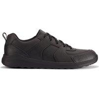 Clarks Daze Loop 2 Youth Black Leather Lace Up, School Shoes | Size: 7.5-Standard Fit