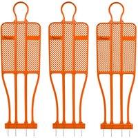 Precision Pro Club Logo Mannequin in Orange