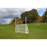 Precision Gaelic Match Goal Post 10ft x 6ft in White