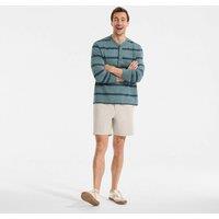 Lands' End Men's Long Sleeve Slub Henley T-shirt in Green | Size: 2XL