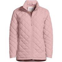 Lands' End Women's Petite FeatherFree Diamond Quilted Jacket in Pink | Size: 14-16