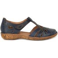 Josef Seibel Women's 'Rosalie 29' Closed Toe Sandals in Navy | Size: 6.5