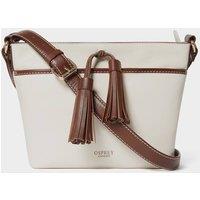 OSPREY LONDON Women's The Classic Savanna Leather Crossbody Bag in Ivory