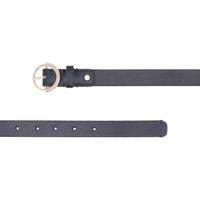 Paul Costelloe Women's Mathea Leather Belt in Navy | Size: Medium