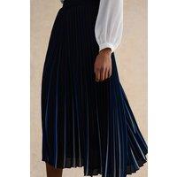 Hobbs London Women's Vida Skirt in Dark Navy | Size: 16