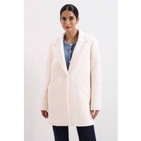 Phase Eight Women's Malin Wool Coat in Ivory | Size: 14