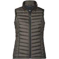 TEE JAYS Women's Padded Zepelin Vest Jacket Gilet in Dark Grey | Size: Large