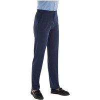 Brook Taverner Women's Eleanor Trousers in Dark Blue | Size: 8R
