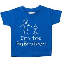 60 SECOND MAKEOVER Boy's I'm The Big Brother Blue T-Shirt | Size: 3-4 Years