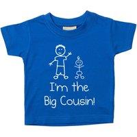 60 SECOND MAKEOVER Boy's I'm The Big Cousin Blue T-Shirt | Size: 3-4 Years