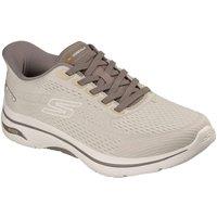 Skechers Men's GO WALK Arch Fit 2.0 Percy Trainer in Stone | Size: 10