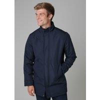 Kensington Eastside Men's Funnel Neck Button-Up Coat in Navy | Size: Medium