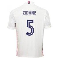 Real Madrid Men's Mens 2020 - 2021 Adidas Home Football Shirt - Zidane 5 in White | Size: 3XL