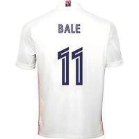 Real Madrid Men's Mens 2020 - 2021 Adidas Home Football Shirt - Bale 11 in White | Size: 3XL