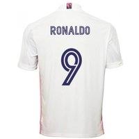 Real Madrid Men's Mens 2020 - 2021 Adidas Home Football Shirt - Ronaldo 9 in White | Size: 3XL