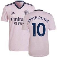 Arsenal FC Men's 2022-2023 Arsenal Third Shirt SMITH ROWE 10 in Pink | Size: 3XL