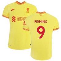 Liverpool Men's Mens 2021 - 2022 3Rd Shirt - Firmino 9 in Yellow | Size: Small